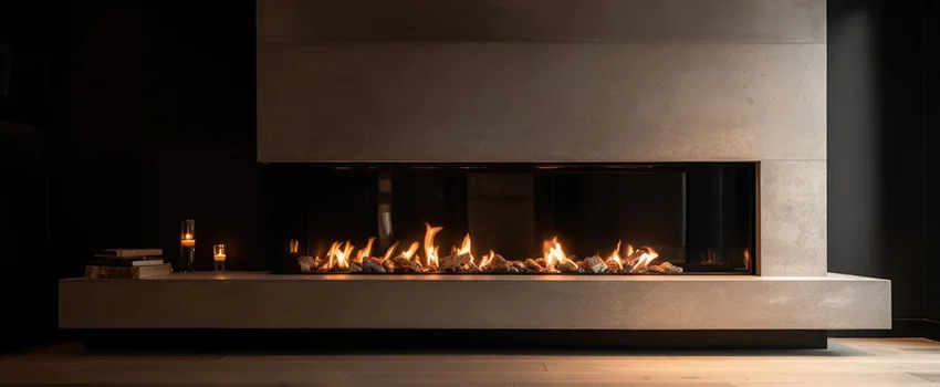 Gas Fireplace Ember Bed Design Services in Scarsdale, New York
