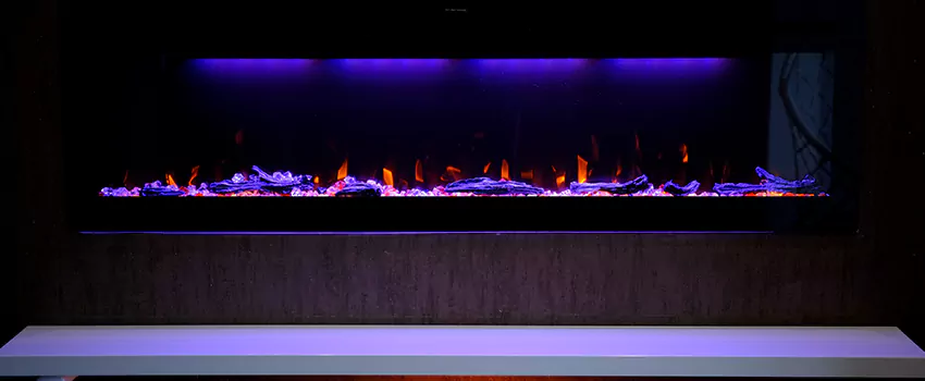 Dynamic Flame Color Fireplace Installation in Scarsdale, NY