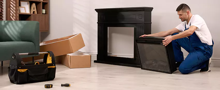 Old Rusted Metal Fireplace Repair And Replacement in Scarsdale, NY