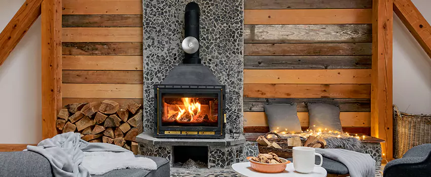 Thelin Hearth Products Direct Vent Gas Stove Fireplace Inspection in Scarsdale, New York